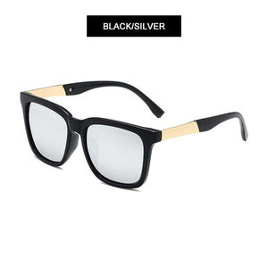 HOOBAN 2023 Square Polarized Sunglasses Men Classic Square Big Sun Glasses Male Mirror Lens Driving Eyeglasses UV400
