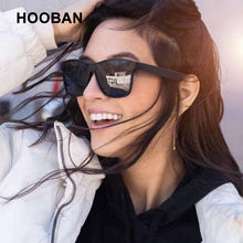 Load image into Gallery viewer, HOOBAN 2023 Square Polarized Sunglasses Men Women Square Male Sun Glasses Brand Design One-piece Lens Eyewear UV400
