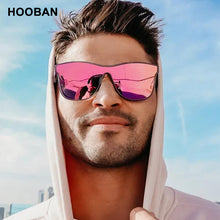 Load image into Gallery viewer, HOOBAN 2023 Square Polarized Sunglasses Men Women Square Male Sun Glasses Brand Design One-piece Lens Eyewear UV400