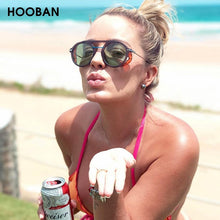 Load image into Gallery viewer, HOOBAN Brand Design Steampunk Round Sunglasses Women Men Retro Sun Glasses Unisex Shade Eyewear Male Female UV400