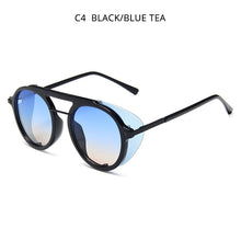 Load image into Gallery viewer, HOOBAN Brand Design Steampunk Round Sunglasses Women Men Retro Sun Glasses Unisex Shade Eyewear Male Female UV400