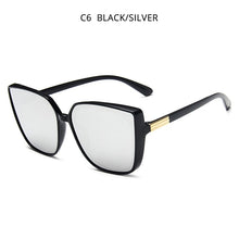 Load image into Gallery viewer, HOOBAN Brand Designer Cateye Women Sunglasses 2023 Retro Oversized Women&#39;s Sun Glasses  Square Spectacles UV400