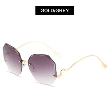 Load image into Gallery viewer, HOOBAN Brand Designer Oversize Polygon Sunglasses Women Sexy Irregular Big Sun Glasses For Ladies Gradient Eyewear UV400