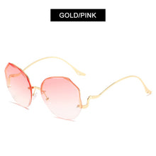Load image into Gallery viewer, HOOBAN Brand Designer Oversize Polygon Sunglasses Women Sexy Irregular Big Sun Glasses For Ladies Gradient Eyewear UV400