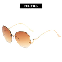 Load image into Gallery viewer, HOOBAN Brand Designer Oversize Polygon Sunglasses Women Sexy Irregular Big Sun Glasses For Ladies Gradient Eyewear UV400