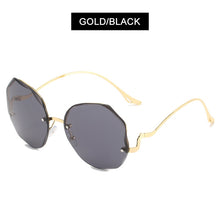 Load image into Gallery viewer, HOOBAN Brand Designer Oversize Polygon Sunglasses Women Sexy Irregular Big Sun Glasses For Ladies Gradient Eyewear UV400