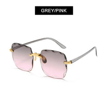Load image into Gallery viewer, HOOBAN Brand Designer Square Sunglasses Women Rimless Cut Edge Sun Glasses For Ladies Classic Gradient Eyeglasses UV400