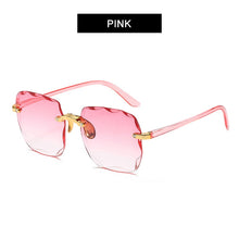 Load image into Gallery viewer, HOOBAN Brand Designer Square Sunglasses Women Rimless Cut Edge Sun Glasses For Ladies Classic Gradient Eyeglasses UV400