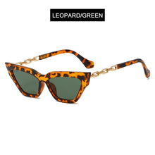 Carica l&#39;immagine nel visualizzatore di Gallery, HOOBAN Classic Cat Eye Occhiali da sole Donna Designer di marca Collana Montatura in metallo Occhiali da sole Donna Occhiali da vista da esterno UV400 