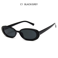 Load image into Gallery viewer, HOOBAN Classic Oval Sunglasses Women Stylish Cow Color Ladies Sun Glasses Small Shades UV400