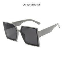 Load image into Gallery viewer, HOOBAN Classic Oversized Women Sunglasses Big Square Sun Glasses Female   Ladies Eyeglasses Shade UV400