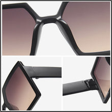 Load image into Gallery viewer, HOOBAN Classic Oversized Women Sunglasses Big Square Sun Glasses Female   Ladies Eyeglasses Shade UV400