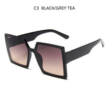 Load image into Gallery viewer, HOOBAN Classic Oversized Women Sunglasses Big Square Sun Glasses Female   Ladies Eyeglasses Shade UV400