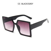 Load image into Gallery viewer, HOOBAN Classic Oversized Women Sunglasses Big Square Sun Glasses Female   Ladies Eyeglasses Shade UV400