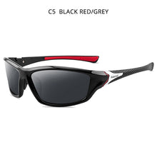Load image into Gallery viewer, HOOBAN Classic Polarized Sports Sunglasses Men Women Vintage Black Rectangle Sun Glasses Fashion Outdoor Eyewear Goggle UV400