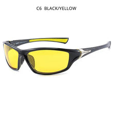 Load image into Gallery viewer, HOOBAN Classic Polarized Sports Sunglasses Men Women Vintage Black Rectangle Sun Glasses Outdoor Eyewear Goggle UV400