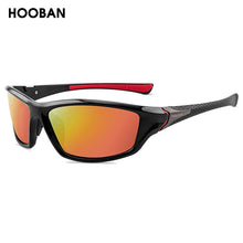 Load image into Gallery viewer, HOOBAN Classic Polarized Sports Sunglasses Men Women Vintage Black Rectangle Sun Glasses Fashion Outdoor Eyewear Goggle UV400