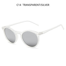 Load image into Gallery viewer, HOOBAN Classic Round Sun Glasses Women Men Rivet Sunglasses For Female Vintage Driving Mirror Eyewear Shade UV400