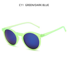 Load image into Gallery viewer, HOOBAN Classic Round Sun Glasses Women Men Rivet Sunglasses For Female Vintage Driving Mirror Eyewear Shade UV400