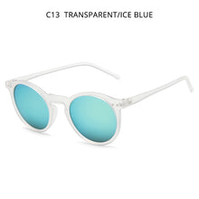 Load image into Gallery viewer, HOOBAN Classic Round Sun Glasses Women Men Rivet Sunglasses For Female Vintage Driving Mirror Eyewear Shade UV400