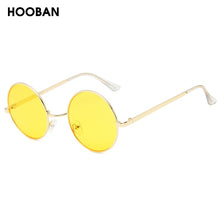 Load image into Gallery viewer, HOOBAN Classic Round Women Men Sunglasses Candy Color Sun Glasses Female Male  Circle Eyewear Shade UV400