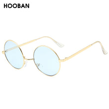 Load image into Gallery viewer, HOOBAN Classic Round Women Men Sunglasses Candy Color Sun Glasses Female Male  Circle Eyewear Shade UV400