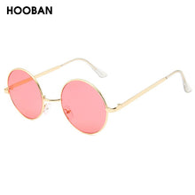 Load image into Gallery viewer, HOOBAN Classic Round Women Men Sunglasses Candy Color Sun Glasses Female Male  Circle Eyewear Shade UV400