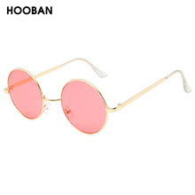 Load image into Gallery viewer, HOOBAN Classic Round Women Men Sunglasses Candy Color Sun Glasses Female Male  Circle Eyewear Shade UV400