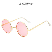 Load image into Gallery viewer, HOOBAN Classic Round Women Men Sunglasses Candy Color Sun Glasses Female Male  Circle Eyewear Shade UV400