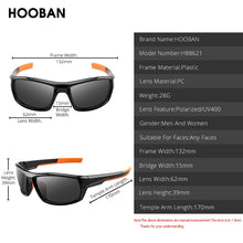 Load image into Gallery viewer, HOOBAN Classic Sports Men Women Sunglasses Stone Texture Polarized Sun Glasses Vintage Outdoor Eyewear UV400 Goggle