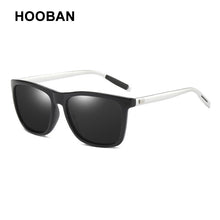 Load image into Gallery viewer, HOOBAN Classic Square Polarized Sunglasses Men Brand Designer Aluminum Magnesium Sun Glasses For Male Outdoor Eyeglasses