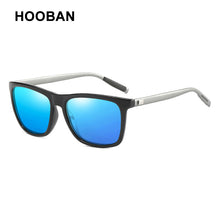 Load image into Gallery viewer, HOOBAN Classic Square Polarized Sunglasses Men Brand Designer Aluminum Magnesium Sun Glasses For Male Outdoor Eyeglasses