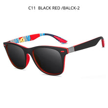 Load image into Gallery viewer, HOOBAN Classic Square Polarized Sunglasses Men Women Brand Designer Sun Glasses Male Retro Black Driver&#39;s Eyewear UV400