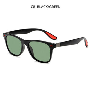 HOOBAN Classic Square Polarized Sunglasses Men Women Brand Designer Sun Glasses Male Retro Black Driver's Eyewear UV400