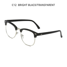 Load image into Gallery viewer, HOOBAN Classic Square Sunglasses Women Men Retro Brand Design Sun Glasses Male Female Vintage Semi-Rimless Driving Eyewear UV400