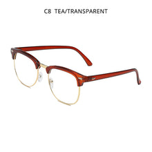 Load image into Gallery viewer, HOOBAN Classic Square Sunglasses Women Men Retro Brand Design Sun Glasses Male Female Vintage Semi-Rimless Driving Eyewear UV400