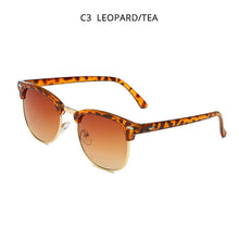 Load image into Gallery viewer, HOOBAN Classic Square Sunglasses Women Men Retro Brand Design Sun Glasses Male Female Vintage Semi-Rimless Driving Eyewear UV400