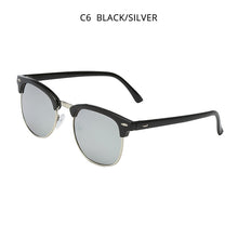 Load image into Gallery viewer, HOOBAN Classic Square Sunglasses Women Men Retro Brand Design Sun Glasses Male Female Vintage Semi-Rimless Driving Eyewear UV400