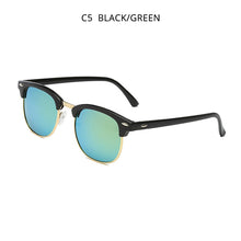 Load image into Gallery viewer, HOOBAN Classic Square Sunglasses Women Men Retro Brand Design Sun Glasses Male Female Vintage Semi-Rimless Driving Eyewear UV400