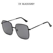 Load image into Gallery viewer, HOOBAN Classic Square Women Sunglasses  Big Metal Sun Glasses For Ladies Vintage Shades Eyewear UV400