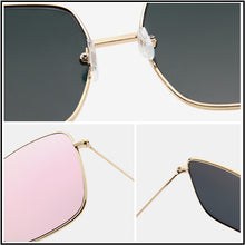 Load image into Gallery viewer, HOOBAN Classic Square Women Sunglasses  Big Metal Sun Glasses For Ladies Vintage Shades Eyewear UV400