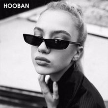 Load image into Gallery viewer, HOOBAN Cute Rectangle Women Sunglasses Small Ladies Sun Glasses Sexy Female Eyeglasses UV400