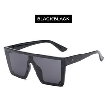 Load image into Gallery viewer, HOOBAN Big Women Sunglasses Classic Square Sun Glasses Men Vintage Mirror Lens Driving Shades Outdoor Summer Eyewear
