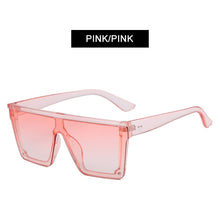 Load image into Gallery viewer, HOOBAN Big Women Sunglasses Classic Square Sun Glasses Men Vintage Mirror Lens Driving Shades Outdoor Summer Eyewear