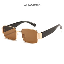 Load image into Gallery viewer, HOOBAN Black Square Sunglasses Men Women  Rectangular Sun Giasses Driving Traveling Outdoor Glasses UV400
