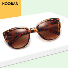 Load image into Gallery viewer, HOOBAN Cat Eye Sunglasses Women Retro Cateye Ladies Sun Glasses Stylish Driving Eyewear Female UV400