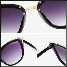 Load image into Gallery viewer, HOOBAN Cat Eye Sunglasses Women Retro Cateye Ladies Sun Glasses Stylish Driving Eyewear Female UV400