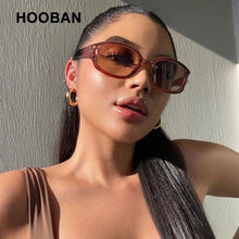 Load image into Gallery viewer, HOOBAN Oversized Oval Sunglasses Women Men Classic Big Frame Sun Glasses For Ladies Retro Driving Goggle Eyewear UV400