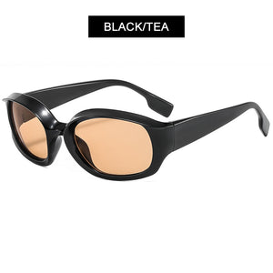 HOOBAN Oversized Oval Sunglasses Women Men Classic Big Frame Sun Glasses For Ladies Retro Driving Goggle Eyewear UV400