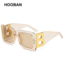 Load image into Gallery viewer, HOOBAN Oversized Sunglasses Women Classic Big Frame B Sun Glasses For Female Trendy Outdoor Eyeglasses Shades UV400
